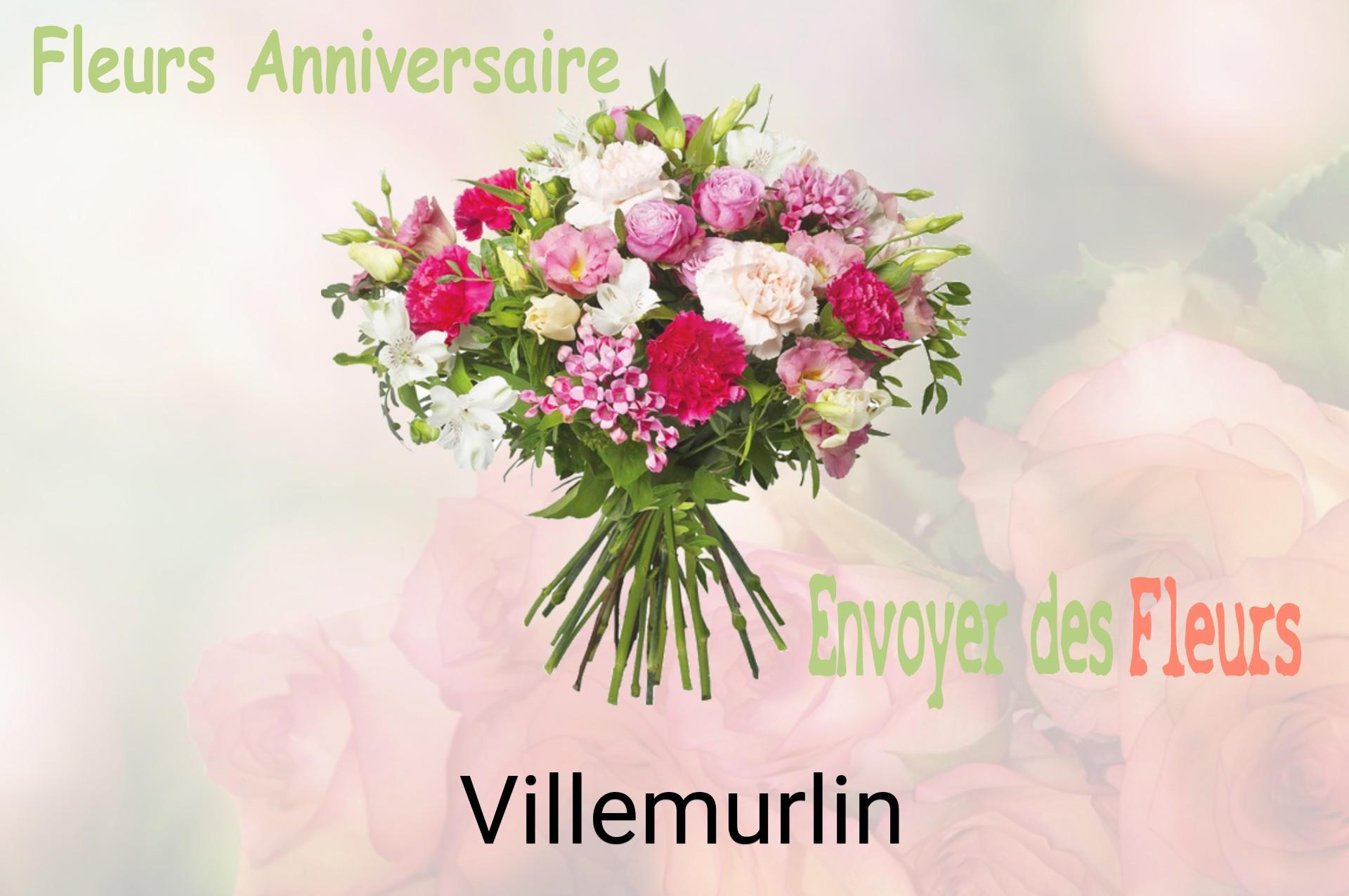 Bouquet de fleurs d’anniversaire livré à Villemurlin